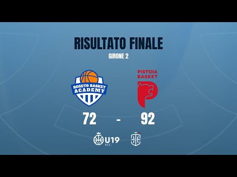 Highlights Roseto Academy - Pistoia Basket U19 Eccellenza 