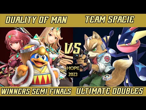 Hope 2023 Winners Semi Finals - Duality of Man (Dedede, Pythra) vs. Team (Greninja, Fox) - SSBU