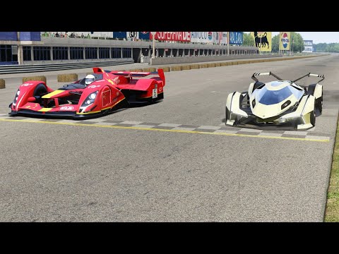 Red Bull X1 Prototype vs Lamborghini V12 Vision GT at Monza Full Course