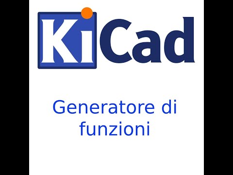 61) Kicad disegniamo generatore di funzioni con ICL8038