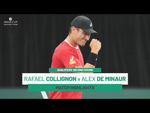 Alex de Minaur v Raphael Collignon | Australia v Belgium | 2025 Davis Cup Qualifiers 2R Highlights