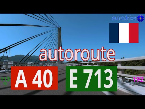 France 🇫🇷 🇪🇺 driving motorway A49