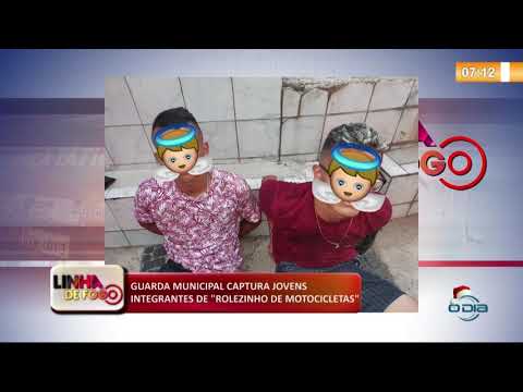 LINHA DE FOGO (26 12) GUARDA MUNICIPAL CAPTURA JOVENS INTEGRANTES DE "ROLEZINHO DE MOTOCICLETAS"