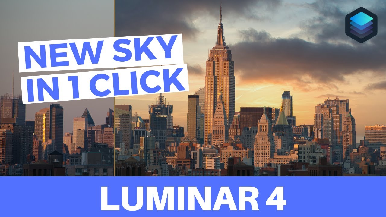 Replace the SKY in ANY Photo in 1 click | Luminar Neo - YouTube
