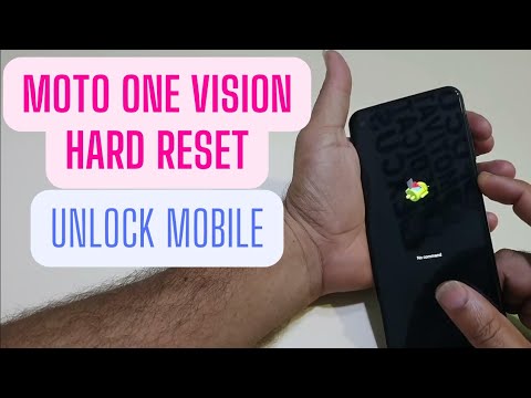 Moto One Vision Unlock Phone Password or Pincode With HARD RESET