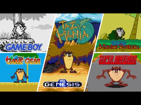 Taz-Mania [1992] Game Boy vs Game Gear vs Master System vs Genesis vs SNES (Version Comparison)