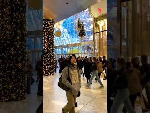 Christmas in New York City Manhattan 4K #newyorkcity #manhattan #holiday #usa #travel