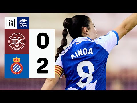 DUX Logroño vs RCD Espanyol (0-2) | Resumen y goles | Highlights Liga F