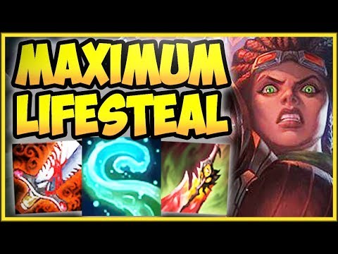 WTF! ONE TENTACLE SLAM = FULL HP HEAL?? MAX LIFESTEAL ILLAOI TOP CHALLENGE! - League of Legends
