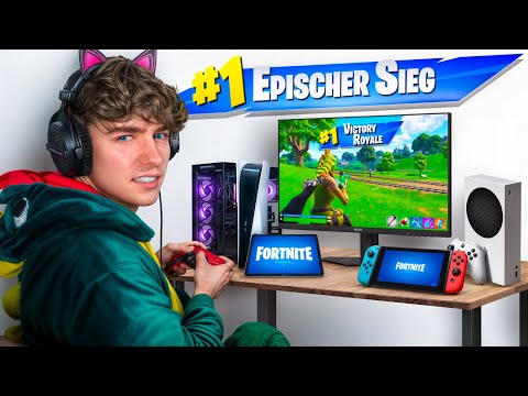 Auf JEDER KONSOLE GEWINNEN in FORTNITE! 🏆🔥