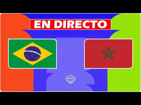 ✅ Brasil vs Marruecos EN VIVO | PRIMERA FECHA | Mundial 2026 🏆