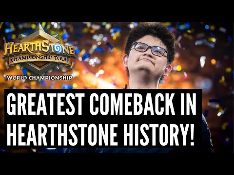 Hearthstone Rewind: The GREATEST COMEBACK in Hearthstone history! Fr0zen vs Tom60229!