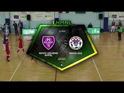 NOVO VRIJEME APFEL vs BROD 035 10:1 (22. kolo, 1. HMNL 18/19)