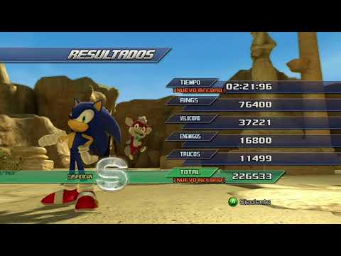 Sonic Unleashed — Arid Sands Day, Act 1 Speedrun 02:21:96 (Glitchless)