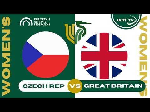 Czech Republic vs Great Britain — WOMEN'S Power Pool — European Ultimate Championships #EUC2023