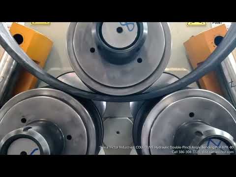 Sierra Victor Machinery: COLE-TUVE Hydraulic Double-Pinch Angle Bending Roll HPK-80
