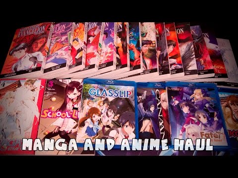 May 2016 Manga and Anime Haul Unboxing