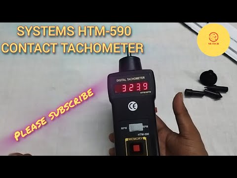 SYSTEMS HTM 590 Contact Type Digital Tachometer
