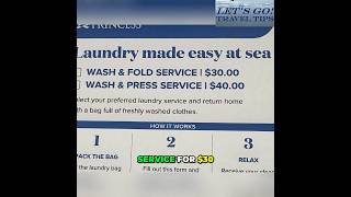 Cruise Laundry Hack: Clean Clothes Home, No Chore! #shorts