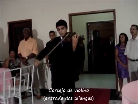 Cortejo de violino - Entrada das alianças