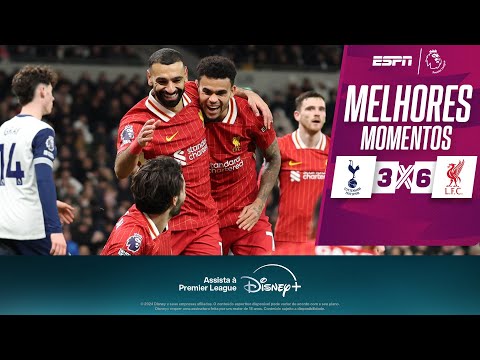 Gols e lances de Tottenhan x Liverpool