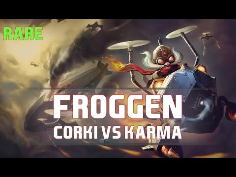 Froggen as Corki vs Karma - S8 MID Ranked Gameplay