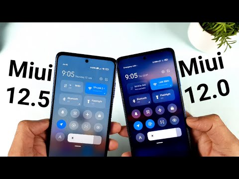 Miui 12.5 vs Miui 12 notification control center features comparison