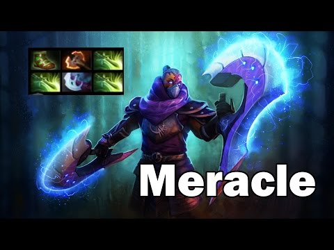Dota 2 - Miracle- 8340MMR Plays Anti-Mage with 3 Butterfly : 1030GPM