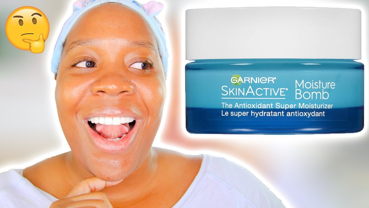 I tried Garnier Moisture Bomb! The Best DRUGSTORE Moisturizer