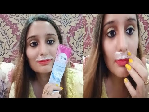 How i Remove My upper lips from veet cream ?