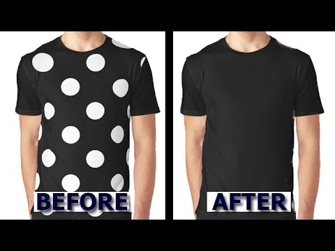 How to Remove Dots from Shirt - Photoshop Tutorial - MT Grapher