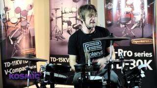 Video thumbnail for Roland TD-11KV Vdrums Electronic Drum Kit by Kosmic Sound