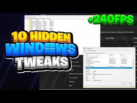 10 Secret Windows Optimizations (FPS Boost and ZERO Input Delay)