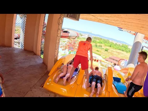 Unseen Secrets: Exploring Europe's INSANE Water Park. Aquaparadise in Bulgaria. All Waterslides