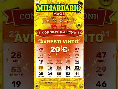 IL MILIARDARIO MAXI 🥳🥳🥳 - Gratta e Vinci Online 🤑 FINALE INASPETTATO SUPER VINCITA!!!🤑