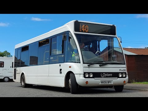 *LOAN BUS* Ferrymill Motors (Travel Wisharts) Optare Solo M850SL MX06 BPY on service 140