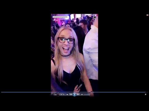 04-01-17 Kat Timpf in Cellphone Videos - Dance The Night Away