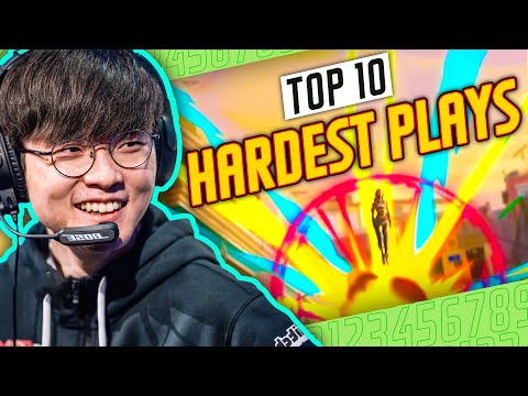 Top 10 Hardest Plays Pros ACTUALLY Pulled Off
