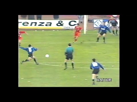 1995-96 (16^ - 07-01-1996) Bari-INTER 4-1 [R.Carlos,L.Sala,Protti,Ingesson,Protti] Servizio D.S.Rai3
