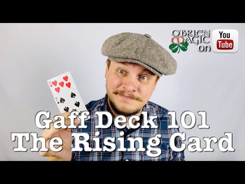 Rising Card // Gaff Deck 101 // Advice for Magicians