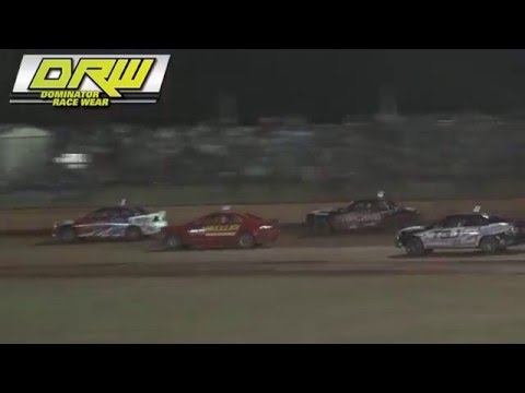 Modified Sedans - A-Main - Golden Helmet Series - Kingaroy Speedway - 01.05.16