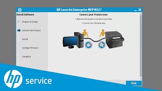 Windows Software Installation Direct USB Cable Connection - Windows 7 HP Color LaserJet Enterprise M506