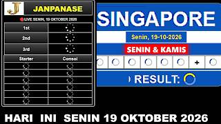 🔴LIVE DRAW SGP SENIN 19 OKTOBER 2026 | LIVE DRAW SGP HARI INI | LIVE SGP | LIVE 