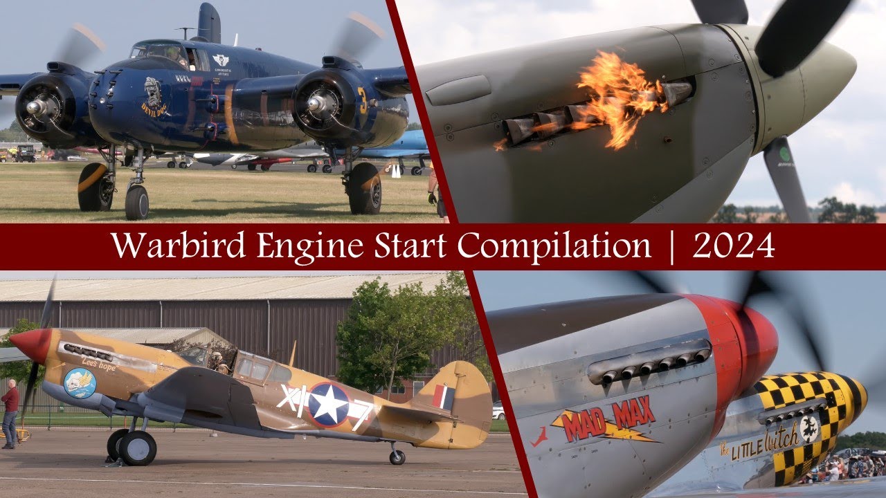 Warbird Engine Start Compilation | 2024