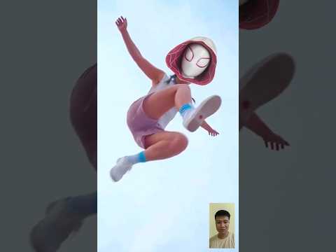 Who jump best?  Gwen Spider-man BlackSpider-man  and Venom #venom  #spider-man #gwen #spiderman