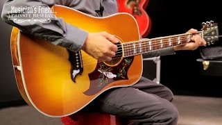 Video thumbnail for Gibson Dove Quilted Maple Acoustic-Electric Guitar by Musician's Friend