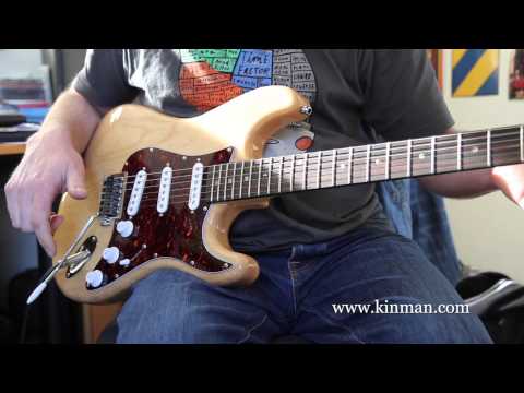 Kinman Traditional Mk-III Strat Pickup Set, Zero-Hum, Loaded Pickguard, Full System, LN image 11
