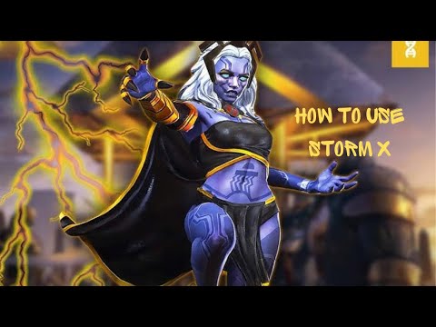 HOW to USE STORM PYRAMID X // 10th anniversary mcoc loot \\ #storm #xmen #xmen97