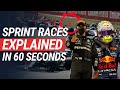 FORMULA 1 SET FOR FIRST EVER SPRINT RACE | F1 sprint races explained in 60 seconds