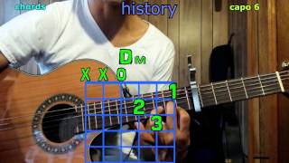 history one direction guitar chords history one direction guitar chords